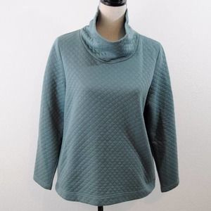Coldwater Creek | Quilted Cowl Sweatshirt